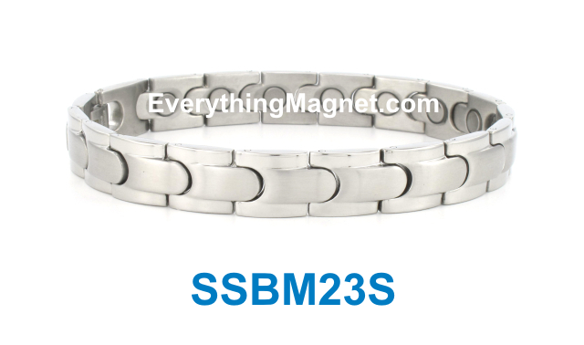 Magnetic Stainless Steel Bracelet - SSBM23S