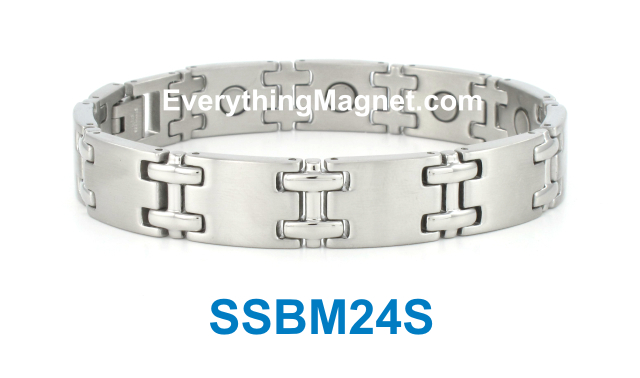 Magnetic Stainless Steel Bracelet - SSBM24S