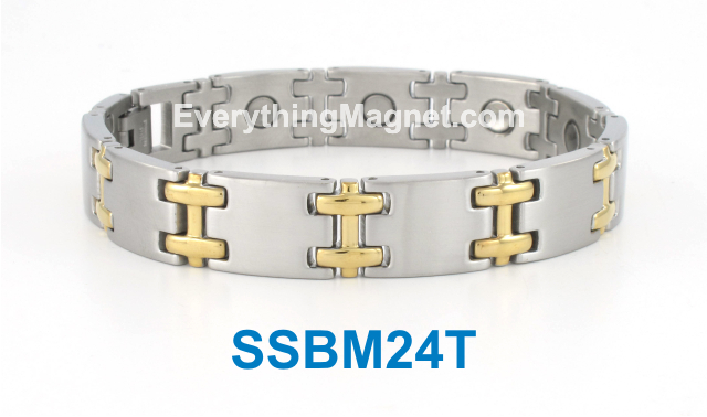 Magnetic Stainless Steel Bracelet - SSBM24T