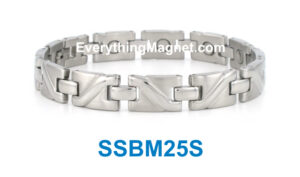 Magnetic Stainless Steel Bracelet – SSBM25S