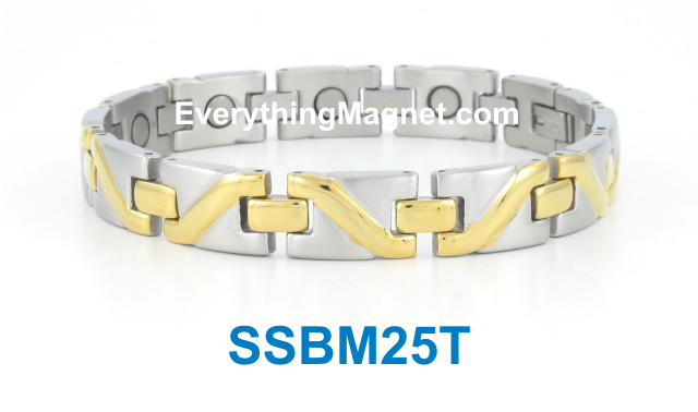 Magnetic Stainless Steel Bracelet - SSBM25T