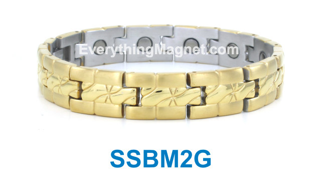 Magnetic Stainless Steel Bracelet - SSBM2G
