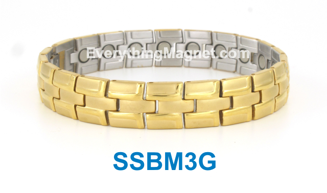Magnetic Stainless Steel Bracelet - SSBM3G