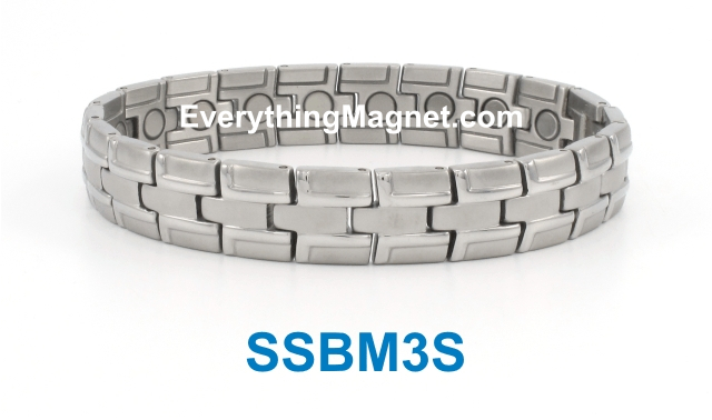 Magnetic Stainless Steel Bracelet - SSBM3S