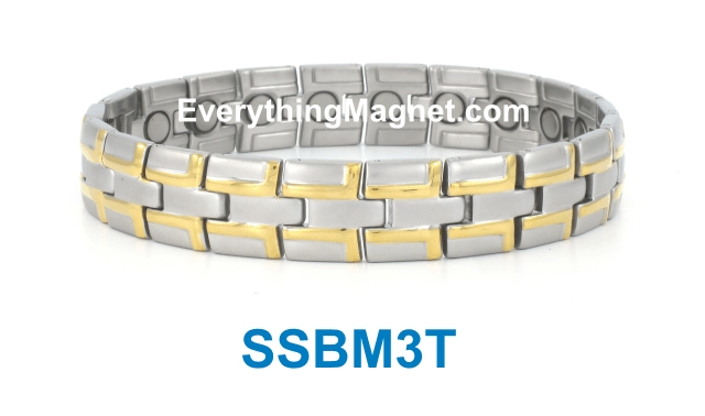 Magnetic Stainless Steel Bracelet - SSBM3T