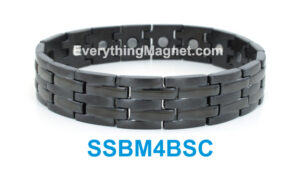 Magnetic Stainless Steel Bracelet + Free Gift Box – SSBM4BSC