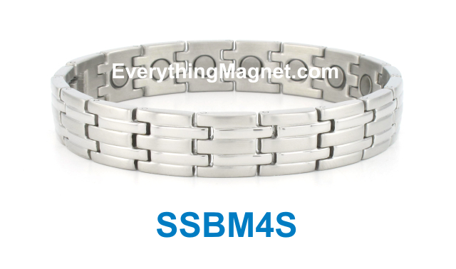 Magnetic Stainless Steel Bracelet - SSBM4S