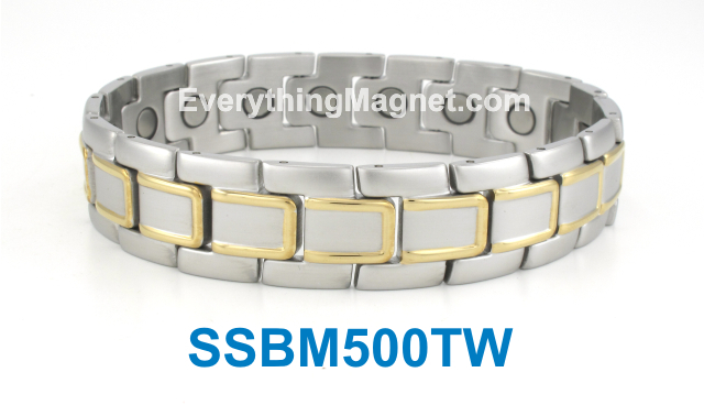 Magnetic Stainless Steel Bracelet - SSBM500TW