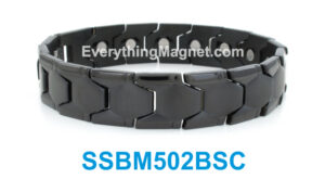 Magnetic Stainless Steel Bracelet Free Gift Box – SSBM502BSC