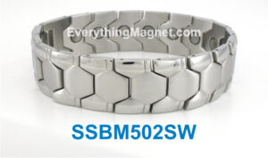 Magnetic Stainless Steel Bracelet – SSBM502SW