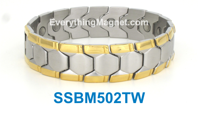 Magnetic Stainless Steel Bracelet - SSBM502TW