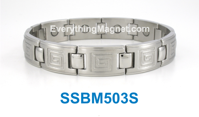 Magnetic Stainless Steel Bracelet - SSBM503S