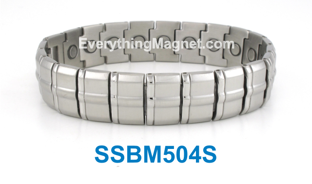 Magnetic Stainless Steel Bracelet - SSBM504S