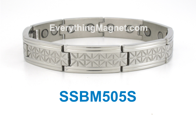 Magnetic Stainless Steel Bracelet - SSBM505S