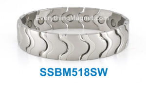 Magnetic Stainless Steel Bracelet – SSBM518SW
