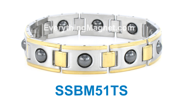 Magnetic Stainless Steel Bracelet - SSBM51TS