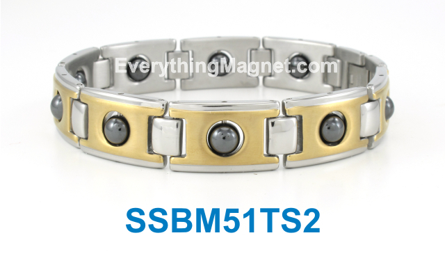 Magnetic Stainless Steel Bracelet - SSBM51TS2