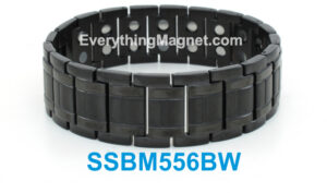 Magnetic Stainless Steel Bracelet Free Gift Box – SSBM556BW