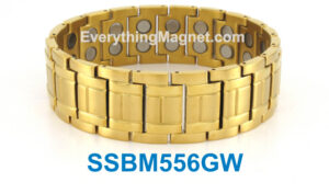 Magnetic Stainless Steel Bracelet + Free Gift Box – SSBM556GW