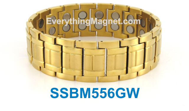 Magnetic Stainless Steel Bracelet + Free Gift Box - SSBM556GW