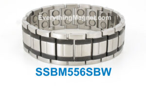 Magnetic Stainless Steel Bracelet Free Gift Box – SSBM556SBW