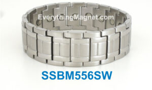 Magnetic Stainless Steel Bracelet + Free Gift Box – SSBM556SW