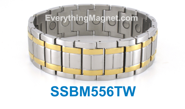 Magnetic Stainless Steel Bracelet + Free Gift Box - SSBM556TW