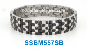 Magnetic Stainless Steel Bracelet Free Gift Box – SSBM557SB