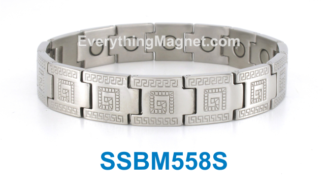 Magnetic Stainless Steel Bracelet - SSBM558S