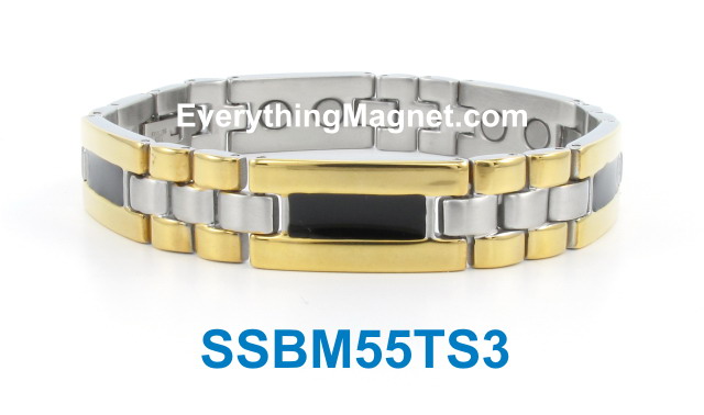 Magnetic Stainless Steel Bracelet - SSBM55TS3