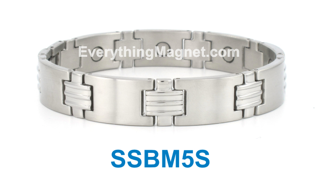 Magnetic Stainless Steel Bracelet - SSBM5S