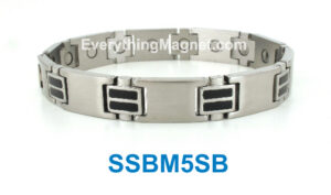 Magnetic Stainless Steel Bracelet – SSBM5SB.jpg