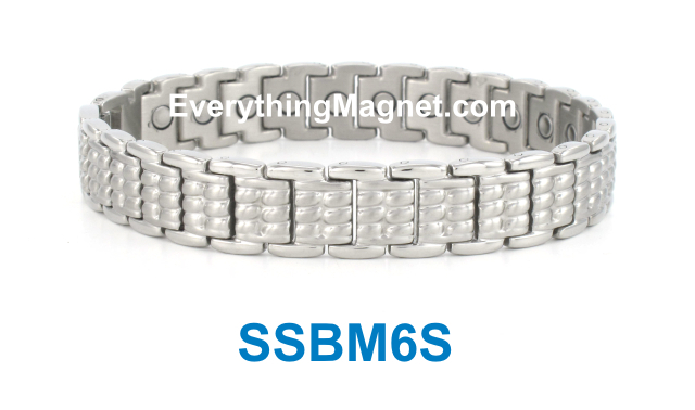 Magnetic Stainless Steel Bracelet - SSBM6S