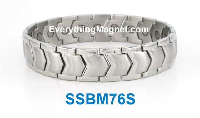 Magnetic Stainless Steel Bracelet - SSBM76S