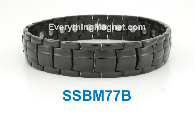 Magnetic Stainless Steel Bracelet + Free Gift Box - SSBM77B