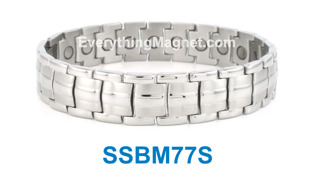 Magnetic Stainless Steel Bracelet - SSBM77S