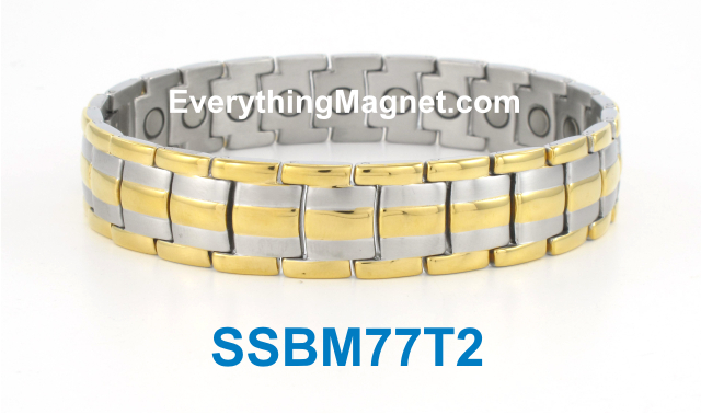 Magnetic Stainless Steel Bracelet - SSBM77T2