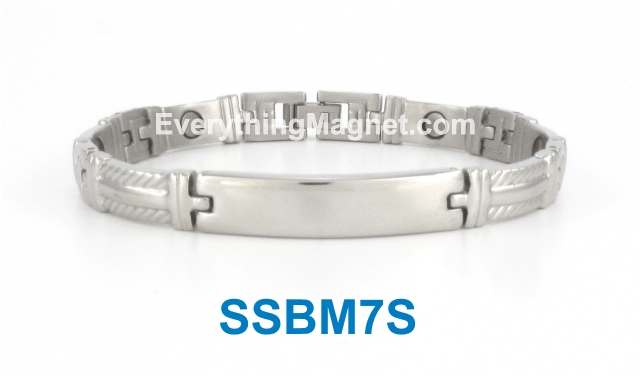 Magnetic Stainless Steel Bracelet - SSBM7S
