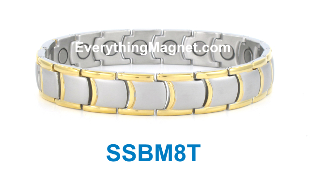 Magnetic Stainless Steel Bracelet - SSBM8T