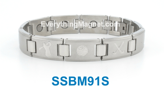 Magnetic Stainless Steel Bracelet - SSBM91S