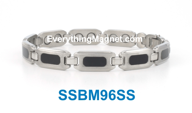 Magnetic Stainless Steel Bracelet - SSBM96SS