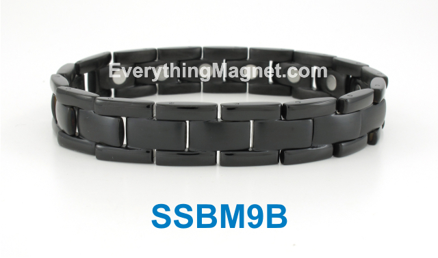 Magnetic Stainless Steel Bracelet + Free Gift Box - SSBM9B