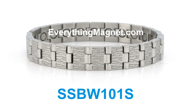 Magnetic Stainless Steel Bracelet - SSBW101S