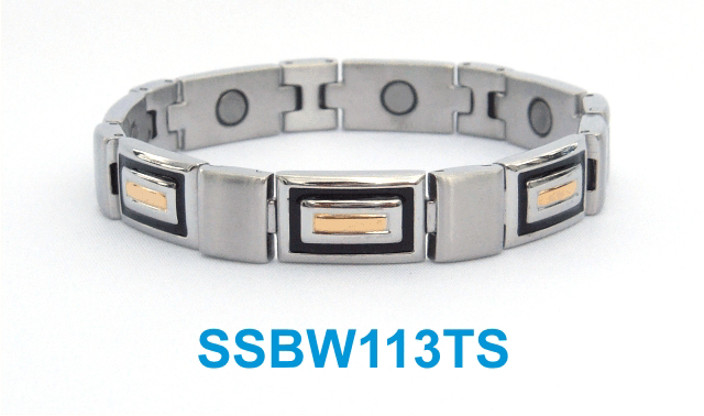 Magnetic Stainless Steel Bracelet - SSBW113TS