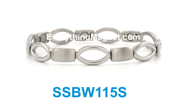 Magnetic Stainless Steel Bracelet - SSBW115S