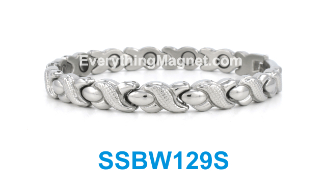 Magnetic Stainless Steel Bracelet - SSBW129S