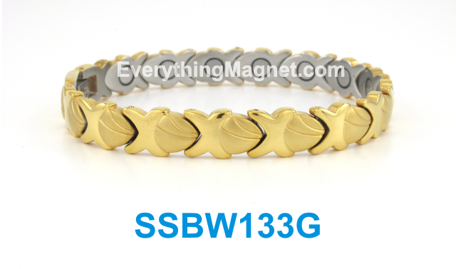 Magnetic Stainless Steel Bracelet - SSBW133G