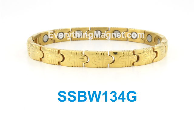 Magnetic Stainless Steel Bracelet - SSBW134G