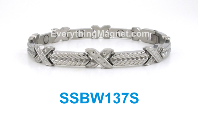 Magnetic Stainless Steel Bracelet - SSBW137S