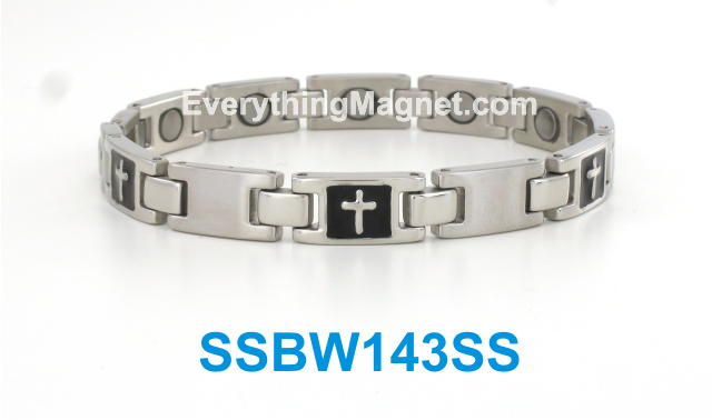 Magnetic Stainless Steel Bracelet - SSBW143SS